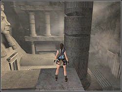 Skieruj się teraz na prawo od drabiny - 12. Sanktuarium Dziecięcia (1) | Egipt w Tomb Raider Anniversary - Tomb Raider: Anniversary - poradnik do gry