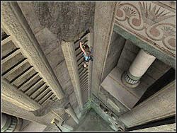 Dotrzesz w końcu do dużej sali, zalanej w dolnej części wodą - 12. Sanktuarium Dziecięcia (3) | Egipt w Tomb Raider Anniversary - Tomb Raider: Anniversary - poradnik do gry