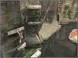 Po minięciu ostrzy zaatakuje cię samotny raptor, powal go i kontynuuj powrót - 05. Grobowiec Qualopeca (3) | Peru w Tomb Raider Anniversary - Tomb Raider: Anniversary - poradnik do gry