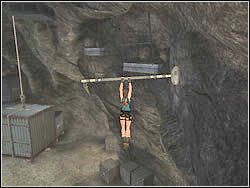 Stając u wylotu korytarza i mając całą pieczarę u swoich stóp, zwróć się w prawo - 13. Kopalnie Natli (1) | Zaginione Miasto w Tomb Raider Anniversary - Tomb Raider: Anniversary - poradnik do gry