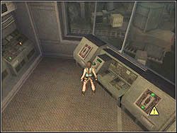 Wróć do sterówki, zainstaluj czerwony bezpiecznik na pulpicie i uruchom sąsiadującym z nim przyciskiem maszynerię - 13. Kopalnie Natli (1) | Zaginione Miasto w Tomb Raider Anniversary - Tomb Raider: Anniversary - poradnik do gry