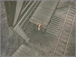 Obróć się w prawo w stronę ściany po drugiej stronie torów - 13. Kopalnie Natli (1) | Zaginione Miasto w Tomb Raider Anniversary - Tomb Raider: Anniversary - poradnik do gry