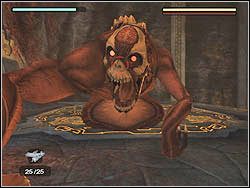 Aby się z nim rozprawić, doprowadź go najpierw do szału (zapełnij czerwony wskaźnik w prawym górnym rogu ekranu) - Bossowie (2) | Przeciwnicy w Tomb Raider Anniversary - Tomb Raider: Anniversary - poradnik do gry