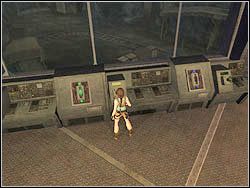 W sterówce podejdź do pulpitu i zainstaluj w nim zielony bezpiecznik - 13. Kopalnie Natli (2) | Zaginione Miasto w Tomb Raider Anniversary - Tomb Raider: Anniversary - poradnik do gry