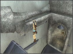 Sięgniesz krawędzi nad wnęką z przyciskiem - Posiadłość Croftów (4) | Trening w Tomb Raider Anniversary - Tomb Raider: Anniversary - poradnik do gry