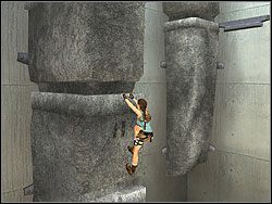 Ponownie wskocz na kamienną kolumnę - Posiadłość Croftów (4) | Trening w Tomb Raider Anniversary - Tomb Raider: Anniversary - poradnik do gry