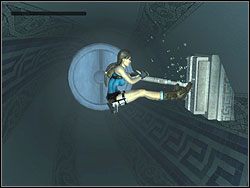 Po przepłynięciu niewielkiego odcinka natkniesz się na Artefakt 8/8 - Posiadłość Croftów (6) | Trening w Tomb Raider Anniversary - Tomb Raider: Anniversary - poradnik do gry