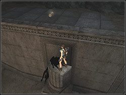 Wróć teraz w stronę zawaliska opodal - Poziom 06. Świątynia św. Franciszka (2) | Sekrety w Tomb Raider Anniversary - Tomb Raider: Anniversary - poradnik do gry