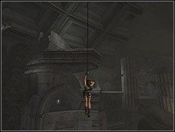 Skocz i złap linką obręcz - Poziom 07. Koloseum | Sekrety w Tomb Raider Anniversary - Tomb Raider: Anniversary - poradnik do gry