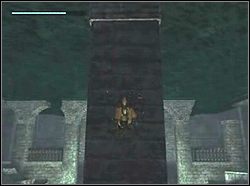 W jednym z filarów podtrzymujących platformy znajduje się mechanizm z dźwignią - Poziom 09. Grobowiec Tihocana | Sekrety w Tomb Raider Anniversary - Tomb Raider: Anniversary - poradnik do gry