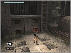 Opuść się teraz w dół do wody i popłyń do posągu po lewej - Poziom 12. Sanktuarium Dziecięcia | Sekrety w Tomb Raider Anniversary - Tomb Raider: Anniversary - poradnik do gry