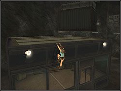 Wyjdź ze sterówki i pobiegnij w stronę oszklonej pakamery na wprost - Poziom 13. Kopalnie Natli (1) | Sekrety w Tomb Raider Anniversary - Tomb Raider: Anniversary - poradnik do gry