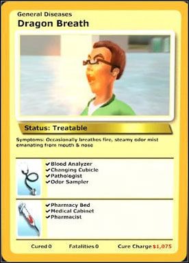 2 - Encyklopedia chorób (1) | Encyklopedia chorób w Hospital Tycoon - Hospital Tycoon - poradnik do gry