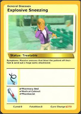 6 - Encyklopedia chorób (2) | Encyklopedia chorób w Hospital Tycoon - Hospital Tycoon - poradnik do gry