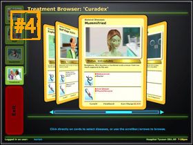 Aby móc wyleczyć Mummifried, konieczne jest zbudowanie Bodyscanner, Acid Shower oraz zatrudnienie fizjoterapeuty - Seria 1, Poziom 2 | Story mode w Hospital Tycoon - Hospital Tycoon - poradnik do gry