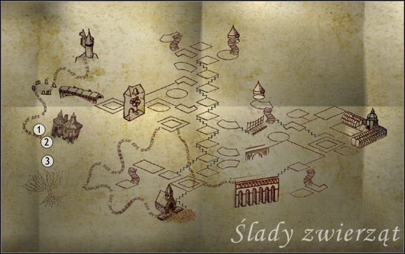 1 - Ślady zwierząt | Encyklopedia Harry Potter i Zakon Feniksa - Harry Potter i Zakon Feniksa - poradnik do gry