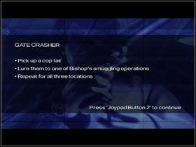 Cele - [2006] Misja 26 - Gate Crasher | Driver Parallel Lines - Driver: Parallel Lines - poradnik do gry