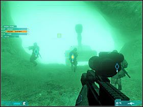 Rozkaż teraz swoim ludziom żeby wycofali się z jaskini - Misja pierwsza - Search and Destroy (3) | Akt pierwszy - Tom Clancys Ghost Recon: Advanced Warfighter 2 - poradnik do gry