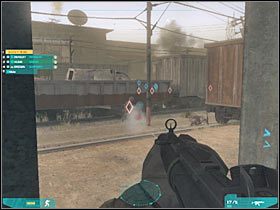 Warto też oczywiście zerknąć na mapę taktyczną, tak aby poznać dokładne pozycje wszystkich przeciwników (#1) - Misja druga - Joining forces (3) cd. | Akt drugi - Tom Clancys Ghost Recon: Advanced Warfighter 2 - poradnik do gry