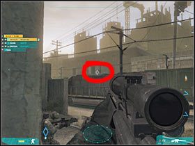 Zacznij teraz przemieszczać się pomiędzy wagonami, likwidując kolejne cele - Misja druga - Joining forces (3) cd. | Akt drugi - Tom Clancys Ghost Recon: Advanced Warfighter 2 - poradnik do gry