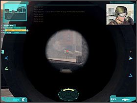 Musisz także uważać na pojedynczych rebeliantów, którym może udać się zbliżyć do bronionego budynku (#1) - Misja pierwsza - Attack on multiple axes (2) | Akt trzeci - Tom Clancys Ghost Recon: Advanced Warfighter 2 - poradnik do gry