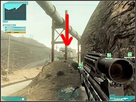 Likwiduj teraz tych wrogów, którzy zdecydują się wybiec z bazy (#1) - Misja druga - Codename Farallon (1) | Akt trzeci - Tom Clancys Ghost Recon: Advanced Warfighter 2 - poradnik do gry