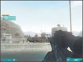 Ostatni atak nastąpi ze wschodu, ale będzie on już na szczęście mniej dokuczliwy (#1) - Misja druga - Codename Farallon (4b) | Akt trzeci - Tom Clancys Ghost Recon: Advanced Warfighter 2 - poradnik do gry