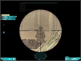 Przeciwnicy mogą skrywać się w wielu różnych miejscach - Misja druga - Recon in Force (1) | Akt pierwszy - Tom Clancys Ghost Recon: Advanced Warfighter 2 - poradnik do gry