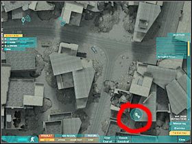 Kolejny przeciwnik będzie skrywał się na dachu budynku, przy którym najprawdopodobniej teraz stoisz (#1) - Misja druga - Joining forces (3) | Akt drugi - Tom Clancys Ghost Recon: Advanced Warfighter 2 - poradnik do gry