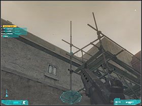 Wspomnianego wyżej gostka odnajdziesz w przedstawionym na pierwszym screenie miejscu (#1) - Misja druga - Joining forces (3) | Akt drugi - Tom Clancys Ghost Recon: Advanced Warfighter 2 - poradnik do gry