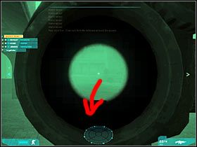 Niezależnie od wybranej przez siebie ścieżki, będziesz musiał podbiec do czołgu (#1) i założyć na nim ładunek C4 - Misja trzecia - The price of peace (1a) | Akt drugi - Tom Clancys Ghost Recon: Advanced Warfighter 2 - poradnik do gry