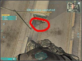 Gdy sytuacja nieco się uspokoi, powinieneś zerknąć na mapkę taktyczną (#1) - Misja trzecia - The last stand (1) | Akt trzeci - Tom Clancys Ghost Recon: Advanced Warfighter 2 - poradnik do gry