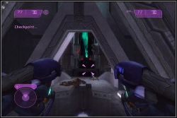 • Power-up the four Absorbers to lower the Containment-Shield - 8. Sacred Icon - Halo 2 - PC - poradnik do gry