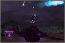 W miejscu przedstawionym na obrazku, znajduje się czołg - 9. Quarantine Zone - Halo 2 - PC - poradnik do gry