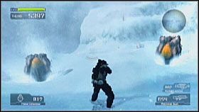 Kawałek dalej zostaniesz zaatakowany przez kilka potworów takich jak ten, którego widziałeś na samym początku prologu - Misja 1 | Solucja Lost Planet Extreme Condition - Lost Planet: Extreme Condition - PC - poradnik do gry