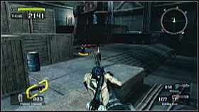 Spuść się na dół i pozabijaj piratów stojących na półce skalnej po prawej (zmień do tego tryb kamery), zestrzel też balonowych Akridów - Misja 4 | Solucja Lost Planet Extreme Condition - Lost Planet: Extreme Condition - PC - poradnik do gry