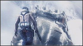 Teraz nie możesz wysiąść z mecha, gdyż w okolicy jest zbyt zimno (trochę marny argument ze strony twórców gry, ale OK - Misja 6 | Solucja Lost Planet Extreme Condition - Lost Planet: Extreme Condition - PC - poradnik do gry