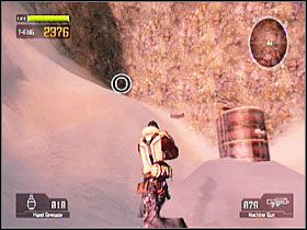 Na szczycie góry, tuż przed walką z bossem - Misja 4 - Tarcze | Tarcze w Lost Planet Extreme Condition - Lost Planet: Extreme Condition - PC - poradnik do gry