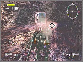 W jednej z sal odchodzących od dużego pomieszczenia, do którego trafiasz po pokonaniu tuneli - Misja 9 - Tarcze | Tarcze w Lost Planet Extreme Condition - Lost Planet: Extreme Condition - PC - poradnik do gry