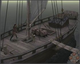 Zauważ linę przywiązaną do burty - [13] Statek cz.1 | Dead Reefs - Dead Reefs - poradnik do gry