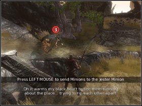 Potem pokieruj dokładnie ruchami chochlików, wciskając oba przyciski myszy i przesuwając nią - Poradnik do gry - [Solucja Overlord] Tutorial - Overlord - poradnik do gry