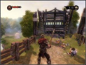 Idź ścieżką w prawo - zobaczysz kolejne dynie (zniszcz je - [Solucja Overlord] Retrieve the Tower Heart - Overlord - poradnik do gry