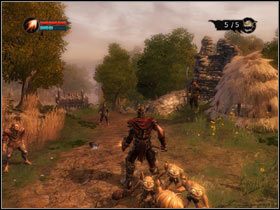 Gdy zobaczysz ołtarz (#1), możesz poświęcić część chochlików, by odzyskać energię, ale jeśli robiłeś wszystko zgodnie ze wskazówkami, nie będzie to konieczne - [Solucja Overlord] Find a Crane for the Tower renovatio - Overlord - poradnik do gry