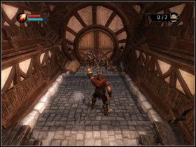 Zobaczysz wielką dynię (#1) - zanim ją zniszczysz, zajmij się dziurami, bo będą z nich wyskakiwać niziołki - [Solucja Overlord] Retrieve the Food (2) - Overlord - poradnik do gry