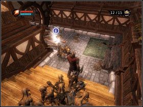 Podążaj wzdłuż czerwonego dywanu (#1), by uruchomić mechanizm znajdujący się na jego końcu - [Solucja Overlord] Retrieve the Food (2) - Overlord - poradnik do gry