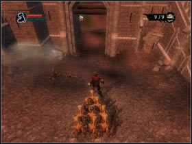 Teraz możesz wrócić do zamku, po drodze wybijając robaki (dzięki którym zyskasz czerwoną energię) i przyzywając ogniste chochliki z portalu we wnęce po lewej - [Solucja Overlord] Get a Mistress for your Tower - Overlord - poradnik do gry