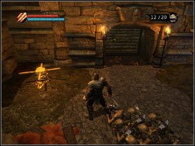 Przejdź przez otwarte drzwi i idź przed siebie korytarzem - znajdziesz jeszcze więcej portali i jeszcze więcej zombich - [Solucja Overlord] Retrieve the Smelter from the Understreets - Overlord - poradnik do gry