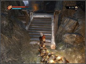 Masz dwie opcje: możesz wysłać chochliki na dół, żeby przesunęły głaz (#1), zamykając przepaść, tak, że potwor zabije krasnale, po czym rozprawisz się z potworem (jeśli nie zrobi tego pozostały przy życiu krasnolud, siedzący na górze) - [Solucja Overlord] Gain access to the Mother Goddes statue ... - Overlord - poradnik do gry