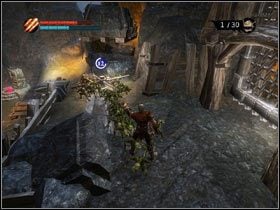 Idź dalej naokoło ścieżką, aż usłyszysz jęczące, uwięzione elfy i zobaczysz na dole dwa potwory (#1) - [Solucja Overlord] Gain access to the Mother Goddes statue ... - Overlord - poradnik do gry