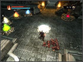 Zobaczysz tu Goldo, który odstawi taką samą akcję, jak Sir William, czyli będzie przed tobą uciekał - [Solucja Overlord] Kill Goldo and his pet - cz. 2 - Overlord - poradnik do gry